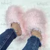 Slippers Outside Fashion Fluffy Sheep Mongolia Fur Sliper Shose For Women And Men T231104