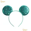 Hair Accessories 14Pcs Lot Fashion Sequins Mouse Ears Headband Glittle Diy Girls For Women Hairband Party Accesorios Mujer Drop Deli Dhoe3