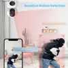 Babyphones PEGATAH WiFi IP-Kamera 1080P HD Dual Lens Wireless Baby Monitor AI Tracking Zwei-Wege-Audio Indoor-Sicherheitsüberwachung CCTV-Kamera Q231104