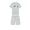 Men's Tracksuits 2023 SUMMER PRINTED COTTON T-SHIRT BEACH SHORT SET STREET JOGGING CASUAL WEATHER