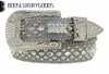 2022 Designer BeltSimon Belts for Men Women Shiny diamond belt The Trojan Red Jet AB cintura uomo boosluxurygoods6982942