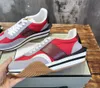 Lyxdesigner sneakers män springskor plattform mode retro kontrast sport tom casual svart vit tränare