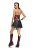 Theme Costume Women's Halloween Party Film Justice Miracle Fantasy Apparel Alliance Super Hero Super Women's Apparel S-3XL 230404