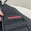Autumn and winter latest designer jacket fashion down stitching design black zipper jacket luxury brand high quality mens jackets