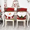 Set di sedie decorative natalizie Set di sgabelli Nuova fodera per sedia per bambole Arredamento decorativo per la casa europeo e americano GC2443