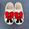 AD Hot Selling Smilling Happy Slippers Plush Women And Men Slipper Winter Warm Fashion Cozy Shoes T231104