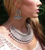 Chaînes Traditionnel Gypsy Afghan Ethnique Collier Collier Pour Femmes Vintage Tribu Africaine Bib Lune Collares Boho Pakistan Bijoux Turcs