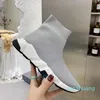 Men Women Sock Shoes Designer عارضة الأصل الأصل على أسود أبيض أبيض أحمر أخضر أحذية أحذية أحذية 33