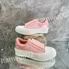 2023 Hot Luxury Fabric Cotton Casuals Shoes Women Män kalvskinn Sneakers Light Platform Unisex Shoe Trainers