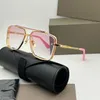 Mach sex sommarsolglasögon för män och kvinnor styler anti-ultraviolet retro platta fyrkantiga fulla glasögon slumpmässiga låda