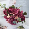 Decorative Flowers 2023 Rose DIY Party Decoration Vintage Silk Artificial Wedding Fake Festival Supplies Garden Home Decor Bouquet