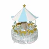 Envoltura de regalo 1set Carrusel Caja de dulces para decoración de cumpleaños Fiesta Favores de boda Caja presente 230404