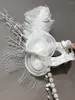 Party Supplies H3343 White Feather Mask Women Halloween Christmas Princess Masks Girl Venetian Costumes Carnival Anonymous Accessories