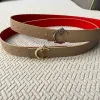 Ceinture de mode hommes ceintures de style commercial pour homme boucle de lettres d'or largeur 3,8 cm boucle d'argent noir rouge ceintures designers hommes G2311048Z-6