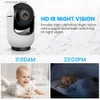 Monitores para bebês AVATTO WiFi Câmera IP Proteção de segurança interna Áudio bidirecional 1080P Visão noturna Monitor para bebês CCTV funciona para Alexa Google Home Q231104