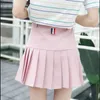 Rokken Harajuku ulzzang high taille bal denim geplooide ski lolita stijl meisje tennis ski mini schattig a-line golf ski short 230404