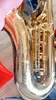 Nouveau Saxophone Soprano Instrument professionnel Saxophone incurvé de haute qualité W-010 saxo en laiton doré avec étui