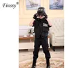 Cosplay Children Hunting Military Tactical Army Vest Kids Airsoft Gear Combat Armor Uniform Boy Girl Swat Outdoor Costume 230403