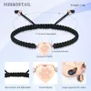 Bracelet en gros Type de tresse de crémation avec urne en cristal de coeur pour les cendres de chien de compagnie utilisé cadeau de fête unisexe bijoux souvenir