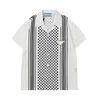 Herren-Designer-Hemden, Sommer-Kurzarm-Freizeithemden, modisches umgekehrtes Dreieck, lose Polos, Strand-Stil, atmungsaktive T-Shirts, Kleidung, verschiedene Stile, M-3XL