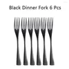 Dinnerware Sets 20/24/6Pcs Tableware Kitchen Utensils Spoons Fork Lunch Of Dishes Cutlery Complete Dinner Stainless Steel Golden