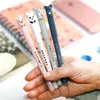 Canetas apagáveis ​​kawaii de 0,35 mm para escrever notebooks garotas fofas em gel acessórios de escritórios de escritório material escolar papelaria