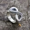 Cluster Rings Fashion Infinity Unique Ouroboros Snake 8 For Men Statement Jewelry Engagement Wedding Ring Accessories