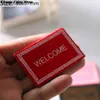 Kitchens Play Food 1 12 Dollhouse Miniature Floor Decoration Welcome Carpet Mini Slippers Doll House Accesssories For Dollhouse DecalsL231104