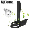 Other Massage Items Vagina G Spot Massager With Cock Penis Ring 10 Speeds Masturbation Vibrator Sex Toys For Couple Men Women Adult Products Q231104