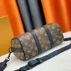 Lyxdesigner Kvinnor Mens Shopper Travel Trunk Clutch Bags M46271 M20900 Keepall Bandouliere 25 Duffel Bag Cross Body Bagage Tote Handväska Semester på väskor