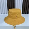 Donna bob cappello a tesa larga cappello a secchiello progettista grande tesa tonda estate parasole all'aperto pescatore casquette berretto donna trendy estate sfilacciato PJ027