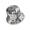 Party Hats Party Hats Disco Ball Cowboy Hat Handmade Custom Mirrored Glass Suitable For Gathering Show Rave Fashion 230530 Drop Delive Dhgjp