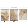 Målningar beige marmor affisch canvas målning nordisk modern mode abstrakt guld lyx hem dekor väggkonsttryck för vardagsrum p dhkry