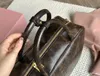 Bolso de diseñador Miui, bolso de cuero para mujer de alta calidad, bolso Boston, bolso de bolos de diseño de lujo, maletín de moda para mujer, bolso de mano de marca Miui