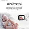 Monitores para bebês Monitor para bebês sem fio interno de 2,8 polegadas Vídeo de vigilância Áudio bidirecional Visão noturna Câmera inteligente para bebês Proteção de segurança Q231104