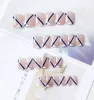 False Nails 24pcs Blue Lines Nail Patch Glue Type Removable Short Paragraph Fashion Manicure Save Time DL