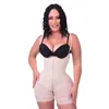 Women's Shapers Postpartum Women Recovery Charming Curves Elastic Mesh Fabric Bodysuit Adjustable Front Closure