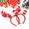 Christmas Decorations Headbands Sunglasses Novelty Party Decoration Reindeer Hair Bands Santa Accessories For Kids Adts Assorted Style Am4Po