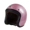 Motosiklet Kaskları Japon Cafe Racer Vintage Casco Moto Retro Retro Motosiklet Hafif Yüz Kask Çıkarılmış Çekişler