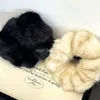 Plush Scrunchies Elastic Hair Ring Winter Woman Fluffy Faux Fur Hair Band Autumn Girls Fashion Head Prydnad Mjukt hårrep