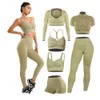 lu lu yoga lemon algin woman sit women activewear 6ピースセットフィットネスジム服タンク​​トップブラジョーレディングワークアウトレディーLLアライメントスポーツウェア