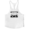 Tanktops für Herren, bedrucktes Oberteil, atmungsaktiv, kühl, Weste, Laufshirt, Baumwolle, T-Shirts, Bodybuilding, Singlet, Fitness, ärmellos, 230404