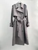 Trench da donna 2023 Cappotto lungo stile autunno e inverno per le donne Pendolarismo in lana doppiopetto