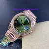 EW Factory Manufactured Watch 228235 Rose Gold 40mm Automatiska Mechanical Men's Watches Weekly Calendar Cal.3255 Glow Sapphire Diving 904l Luxury Wristwatch