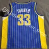 Custom 2023 인쇄 농구 00 베네딕트 매체 린 33 Myles Turner 24 버디 힐드 27 Daniel Theis 9 TJ McConnell 00 Mathurin 7 George Chris Hill Duarte Jerseys