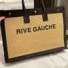 RIVE GAUCHE dames draagtas met reliëfbelettering - Designer schoudertas voor winkelen Duurzame portemonnee CYG23110404-12