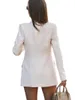 Women's Suits Fashion Single Breasted Casual Elegant Long Blazers Coat Sleeve Female Outerwear Chic Tops Jacket Clothing