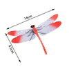 Trädgårdsdekorationer 4st Dragonfly Decor Backyard Prorning Insect Sculpture Artware Craft Prop Simulation Insects Stake Decoration