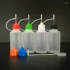 Storage Bottles 500pcs 30ml PE Soft Plastic Needle Dropper Bottle Juice Eye Liquid Container Solvent Light Oils Saline Refillable