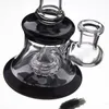 5.7 "Glazen waterpijp vrije glazen kom Hoogte Glazen banger Hanger 14,5 mm nagel DAB OLIERIPS Bongs Recycler gewricht 033